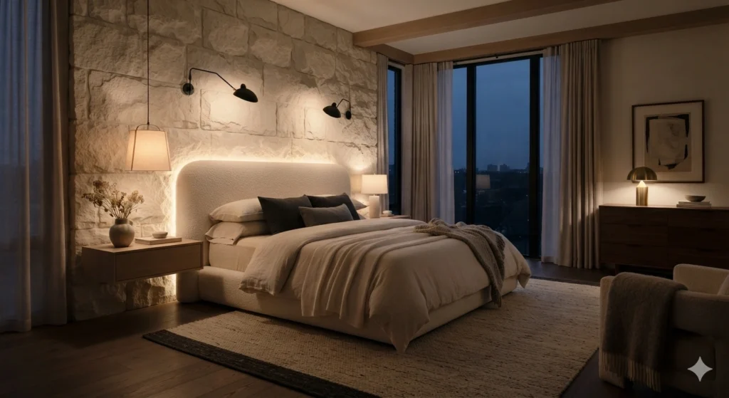 Layering Ambient Lighting for Evening Calm - Dreamy Bedroom Ideas