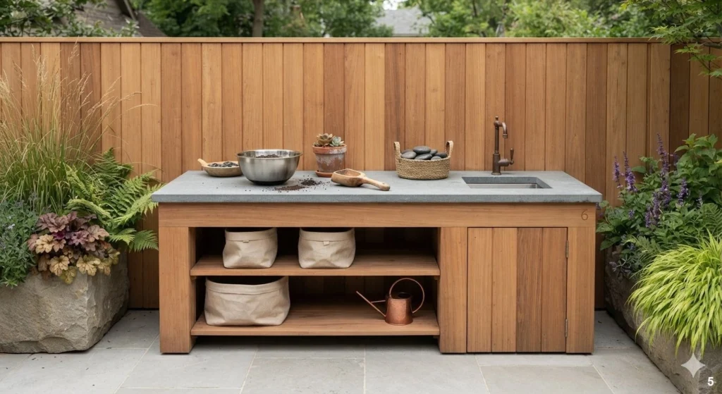 Ergonomic Heights for Growing Children - Mud kitchen Ideas