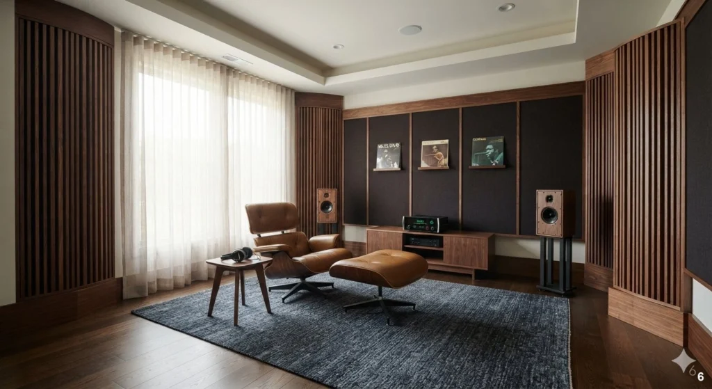 Utilizing Bass Traps as Architectural Features - Music Room Decor Ideas