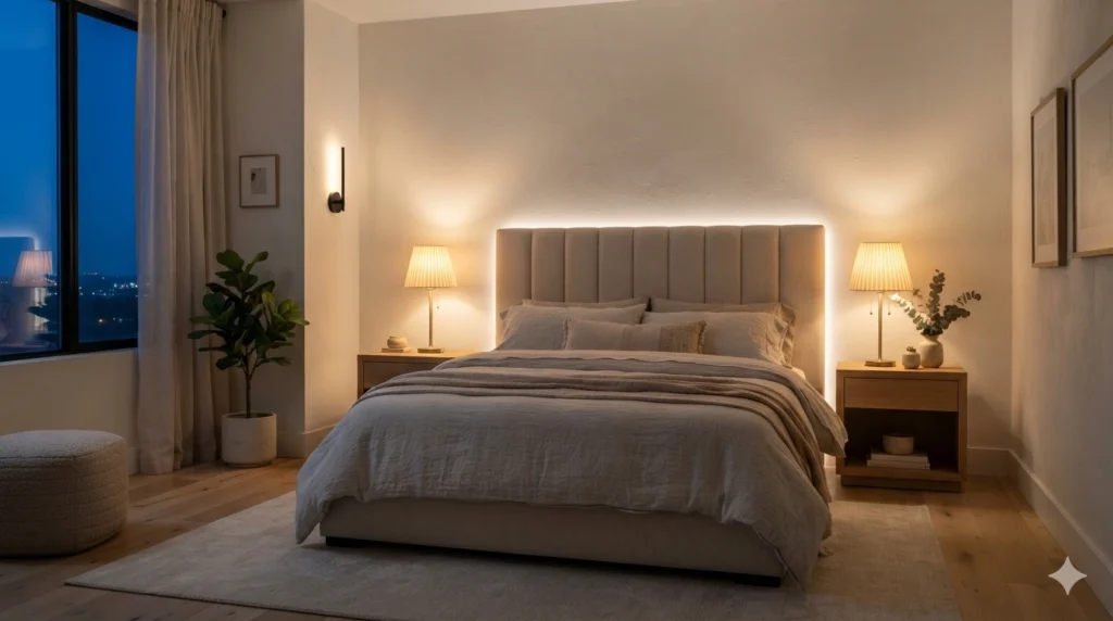 13. Smart Lighting Solutions for Renters - Dreamy Bedroom Ideas