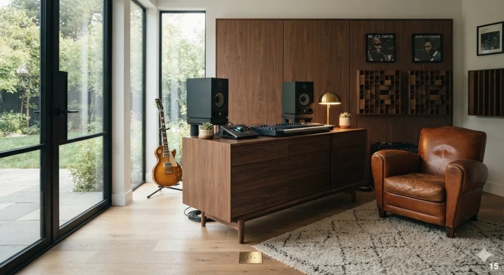 Optimizing Small Spaces with Vertical Storage Solutions - Music Room Decor Ideas