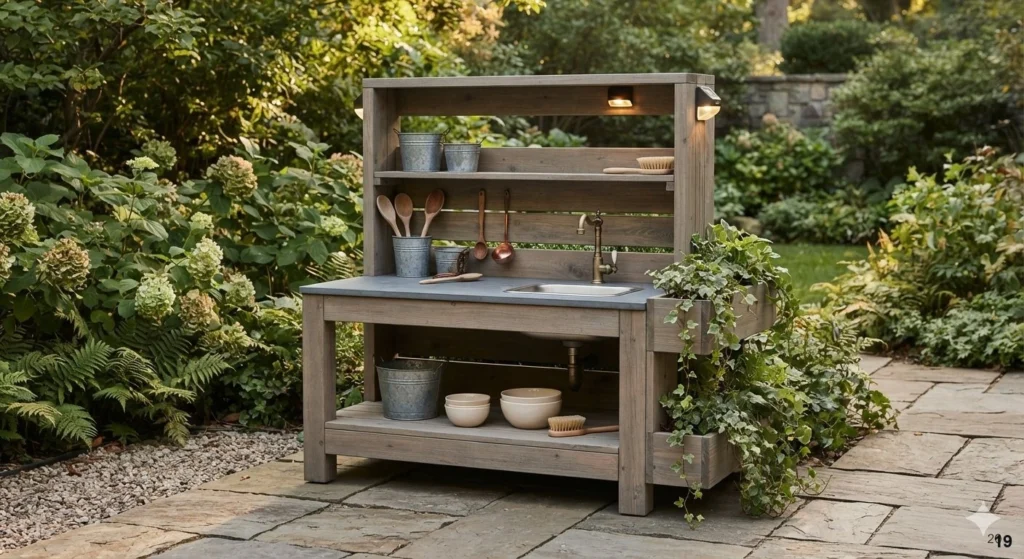 Creating Seamless Transitions Between Play and Lawn - Mud kitchen Ideas