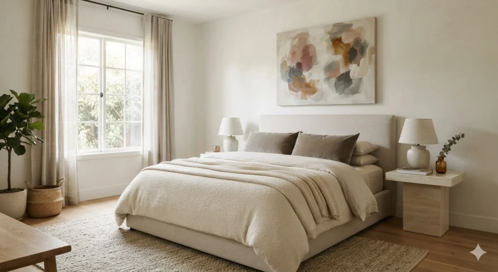 20. Adding Personal Touches with Wall Art - Dreamy Bedroom Ideas