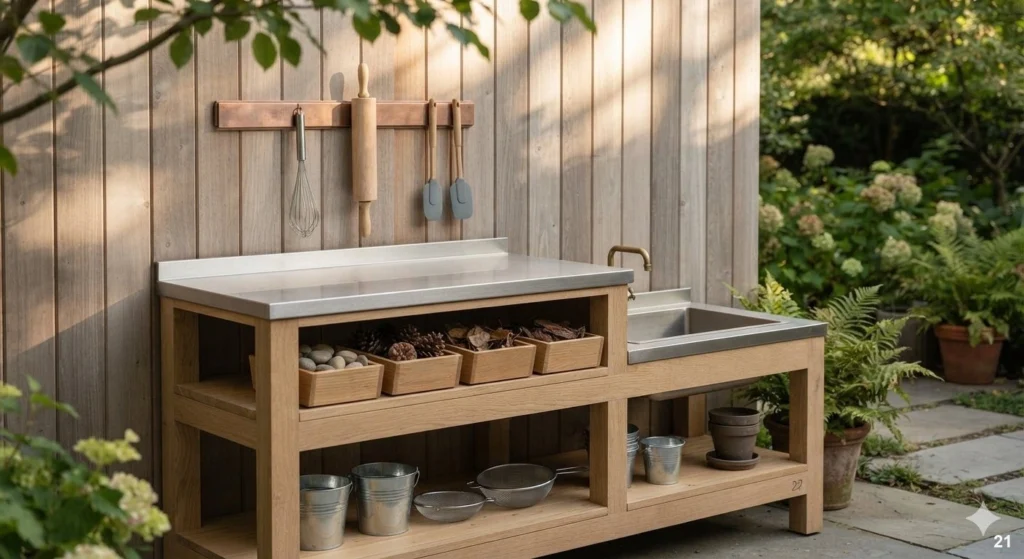 Modular Design Concepts for Flexible Play - Mud kitchen Ideas