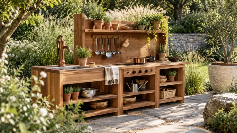 Elevated Mud Kitchen Ideas for Stylish Outdoor Play